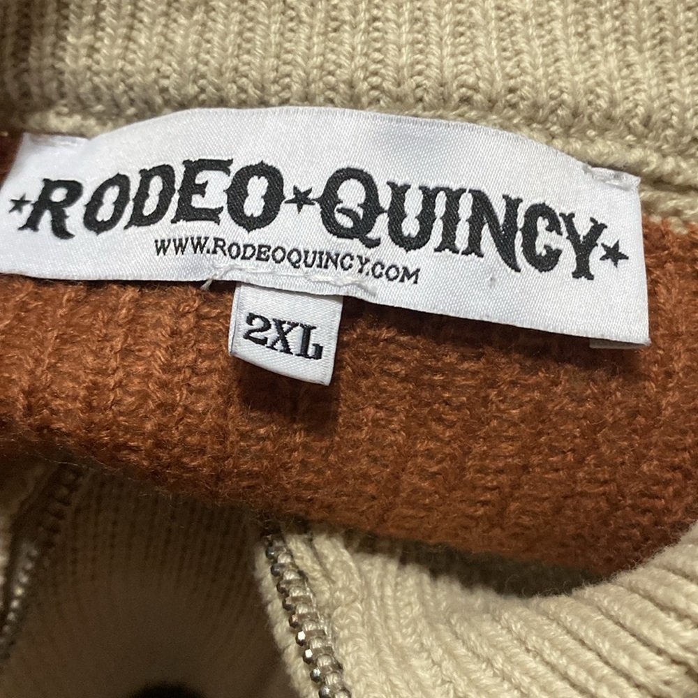 Rodeo Quincy Jenkins Jacket - Floral Embroidered Sweater; 2XL - Picture 8 of 11